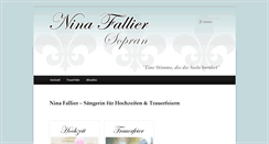 Desktop Screenshot of nina-fallier.com