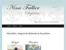 Tablet Screenshot of nina-fallier.com